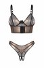 obsessive soranna top&crotchless thong komplet damski tył